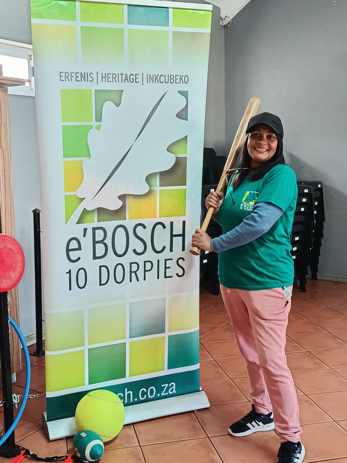 Regina Clarke at an e'Bosch 10 Dorpies community heritage event